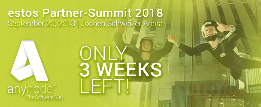 Only 3 weeks left until estos Partner Summit 2018