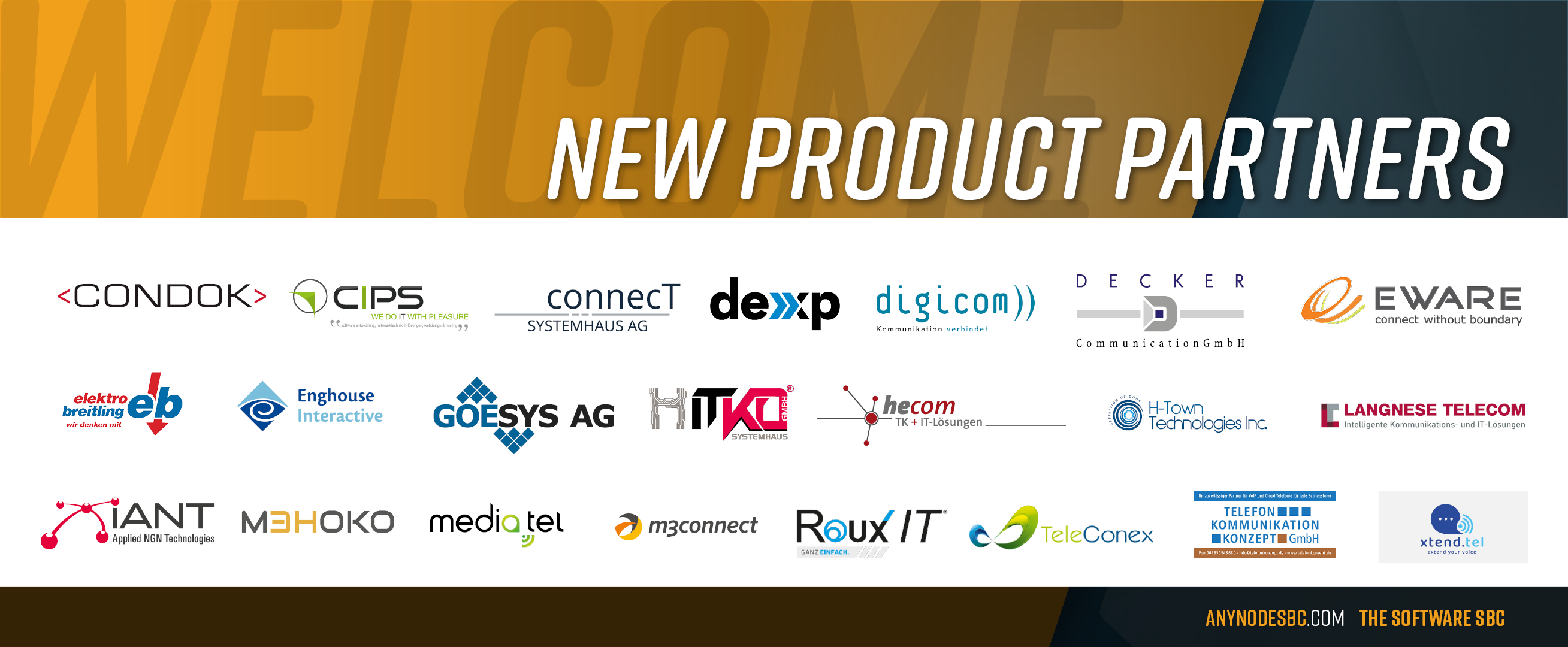 New anynode Product Partners in our Community!