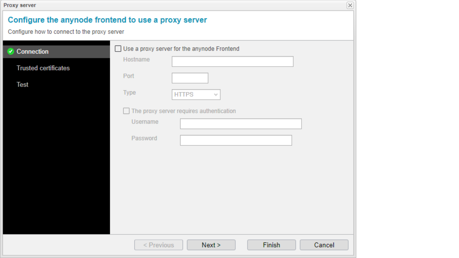 Proxy Server Support for Licensing and Updates - anynode - The Software SBC