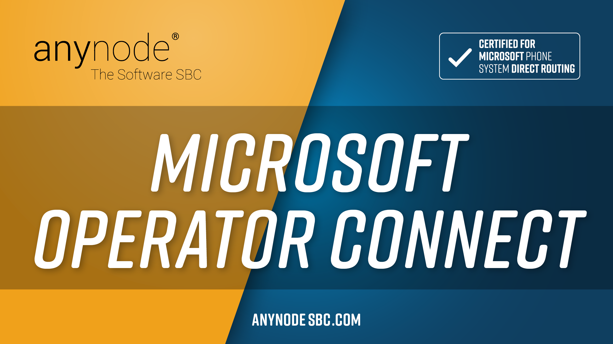 graphic microsoft operator connect. New Feature of anynode SBC 4.8