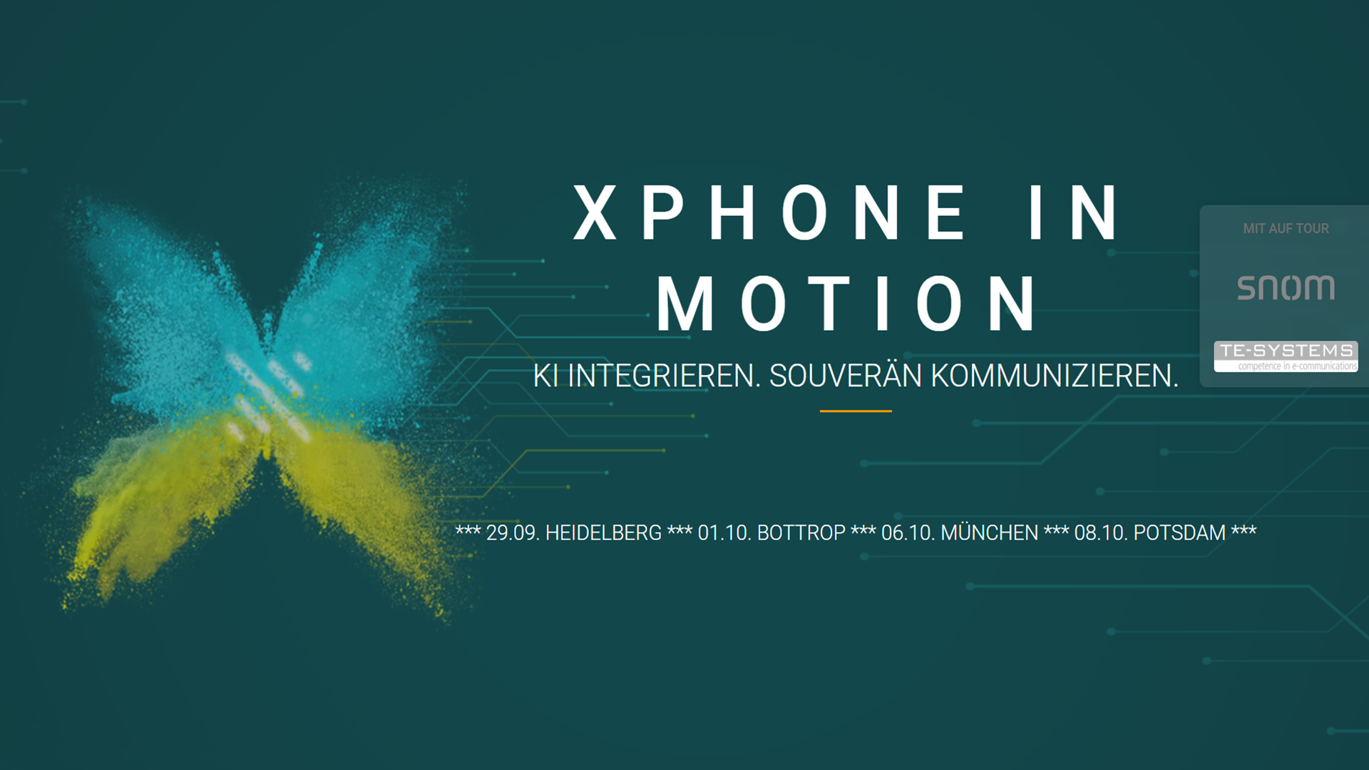 TE-SYSTEMS bei der XPHONE in Motion Roadshow 2026