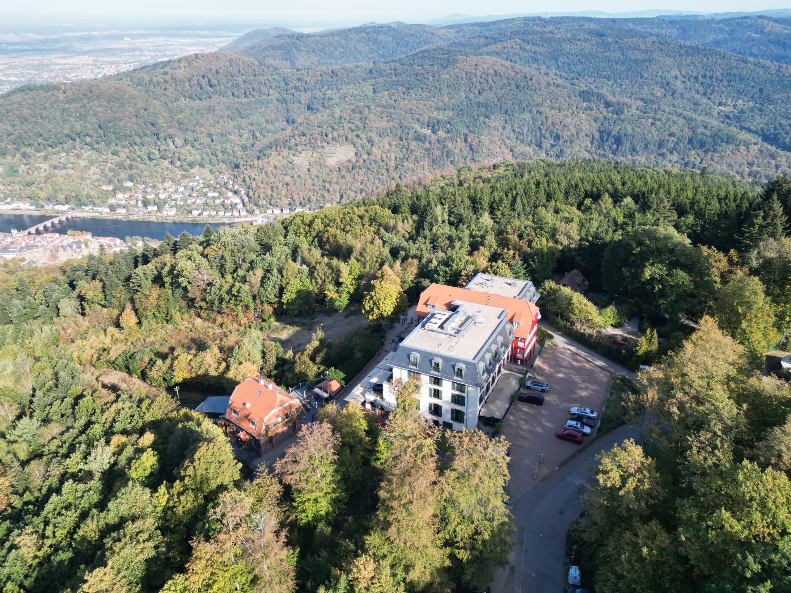 Hoch über Heidelberg auf dem Königstuhl